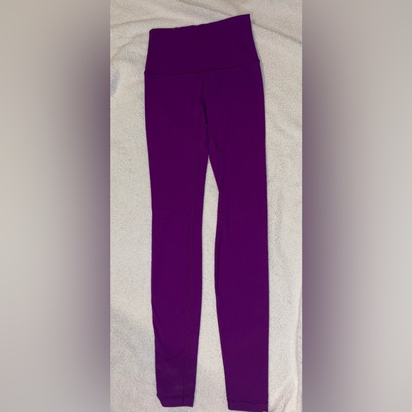 LULULEMON Wunder Under Pant III BR Tender Violet Size 4 $98 Retail Purple Soft - Picture 3 of 9